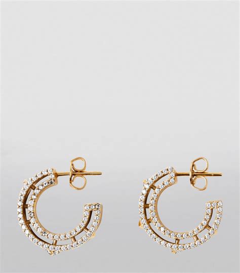 burberry hoop earrings.